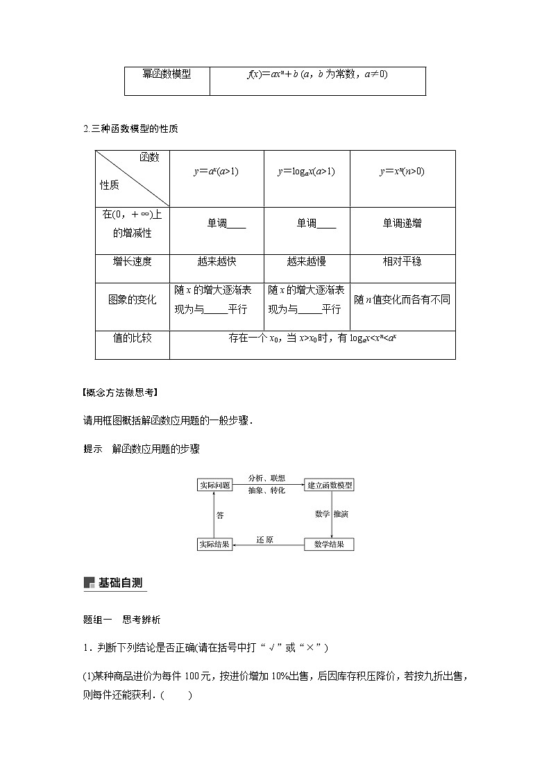 高中数学高考12第二章 函数概念与基本初等函数 2 9 函数模型及其应用第2页