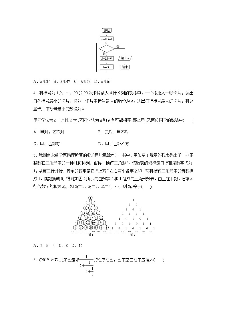 高中数学高考30第一部分 板块三 第4讲　程序框图与推理证明第2页