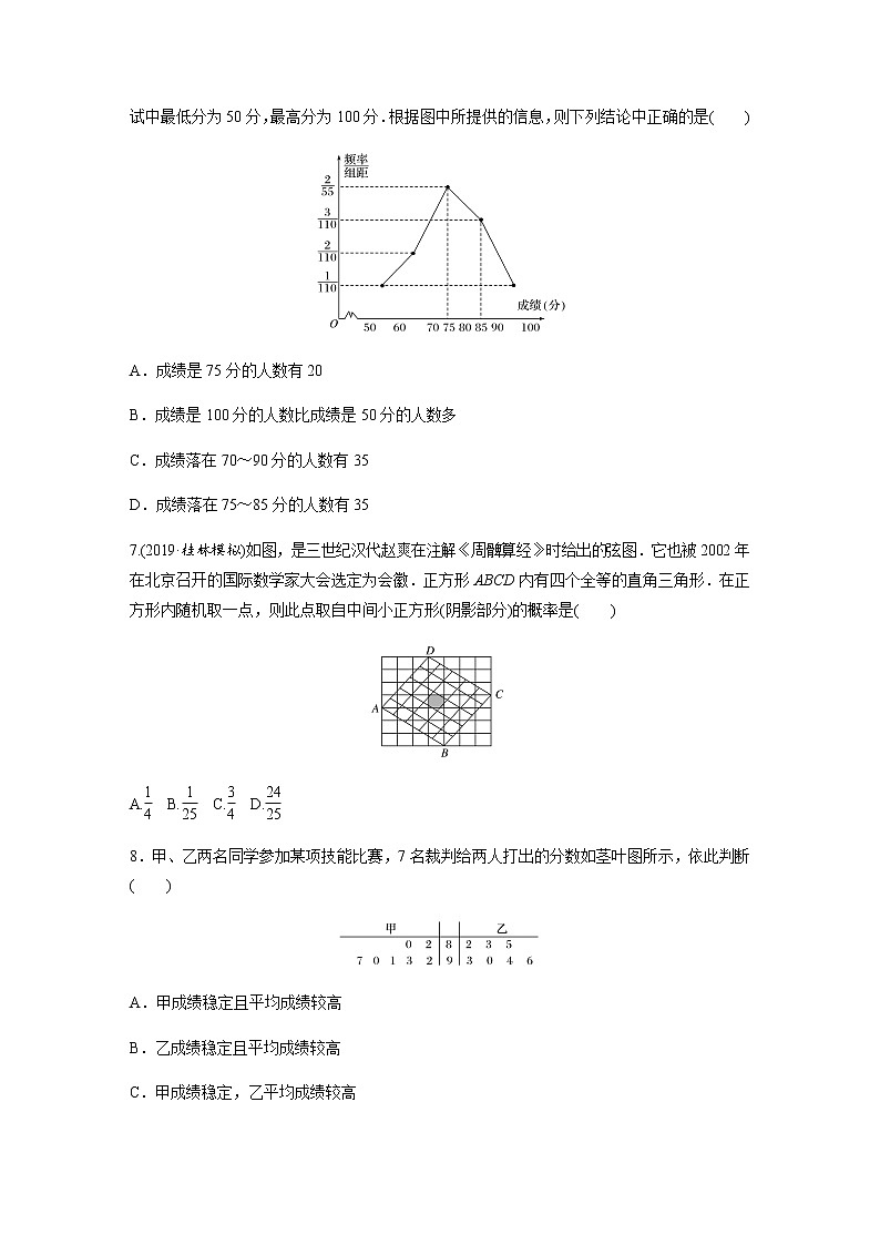 高中数学高考44第二部分 12＋4分项练(四)概率与统计第3页