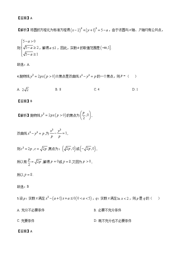 新高考数学三轮冲刺“小题速练”07（教师版）第2页