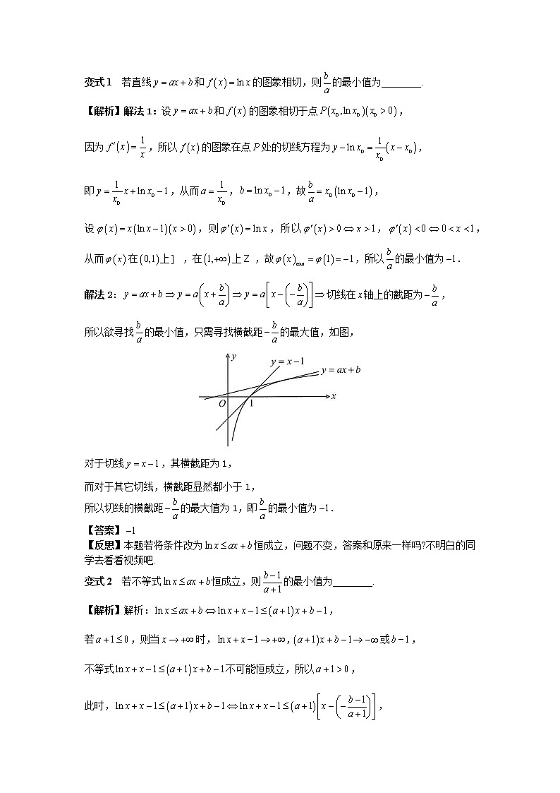 第12节  一类双参问题的切线分析-解析版第2页