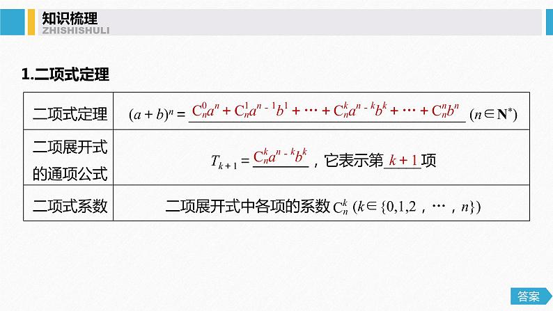 高中数学高考68第十章 计数原理 10 3　二项式定理课件PPT第4页