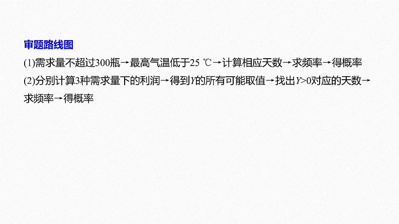 高中数学高考14第一部分 板块二 专题四 概率与统计 规范答题示例4课件PPT第3页