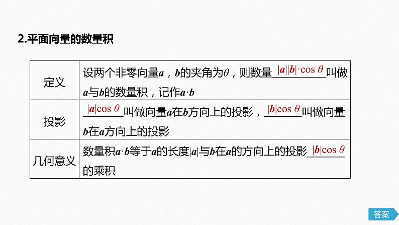 高中数学高考30第五章 平面向量与复数 5 3  平面向量的数量积课件PPT05