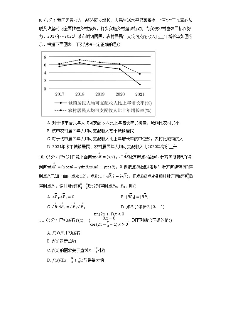 2022年山东省五莲县、诸城市、安丘市、兰山区四县区高考数学过程性试卷02
