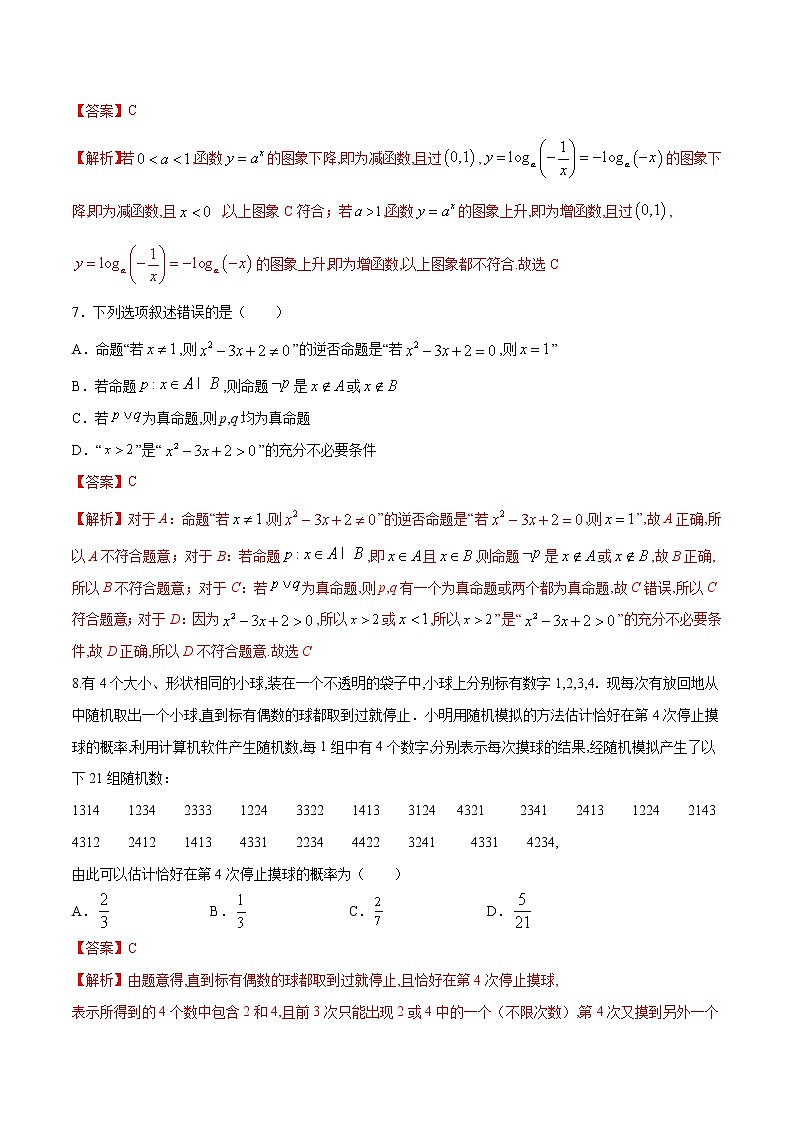 高中数学高考2021年高考数学（文）2月模拟评估卷（二）（全国3卷）（解析版）03