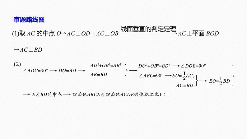 高中数学高考11第一部分 板块二 专题三 立体几何 规范答题示例3课件PPT第3页