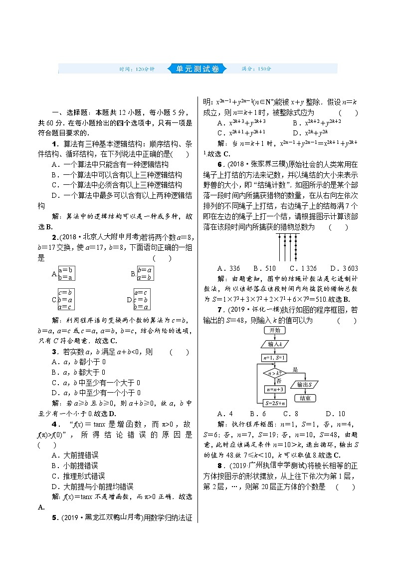 高中数学高考单元测试12第1页