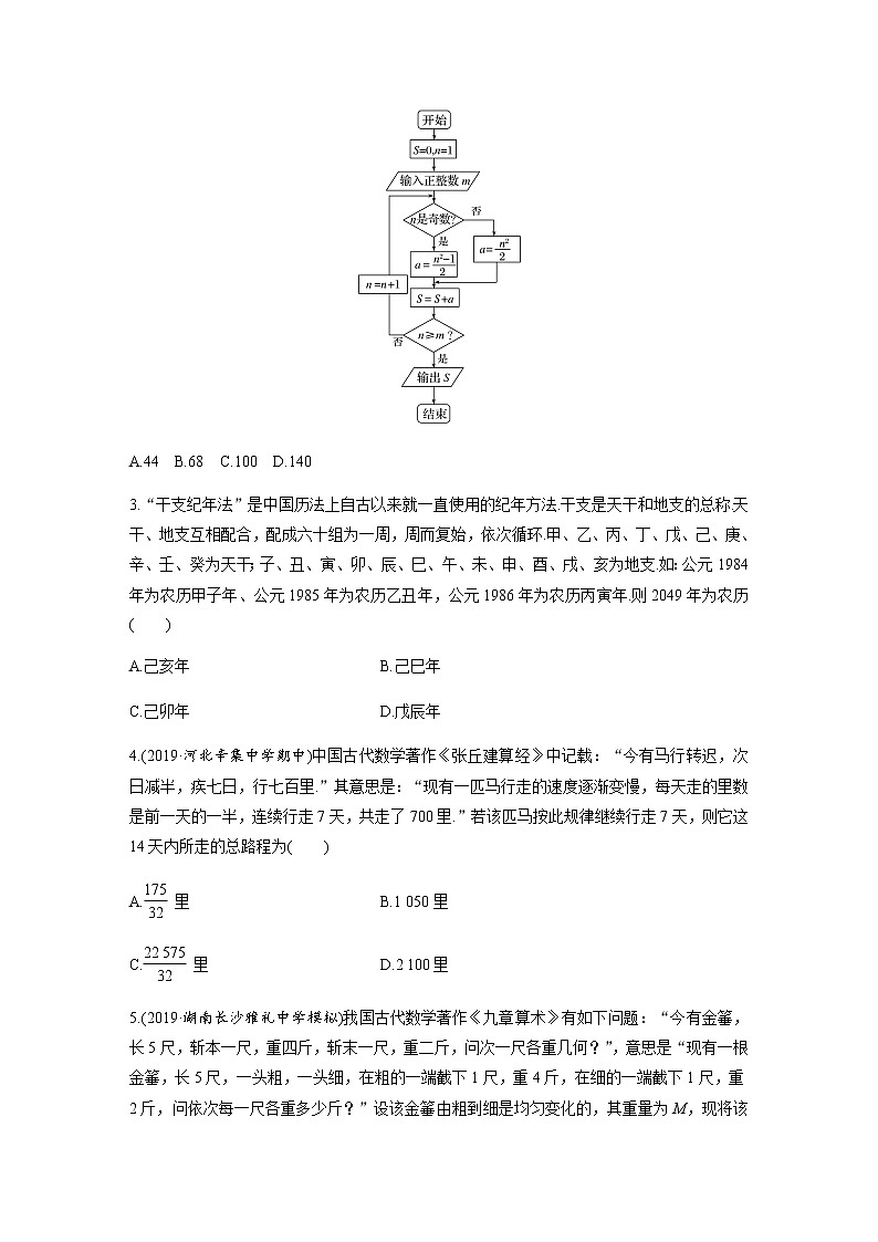 高中数学高考第1部分 板块3 基础考点练透提速不失分 第7讲 数学文化第2页
