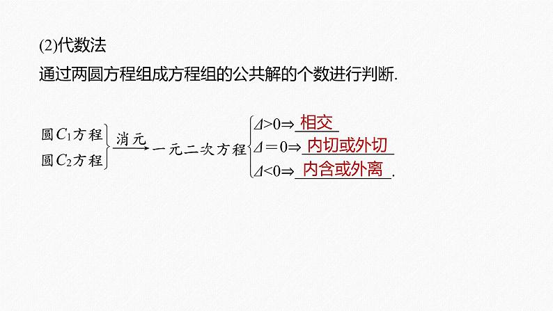 高中数学高考2022届高考数学一轮复习(新高考版) 第8章 §8 4　直线与圆、圆与圆的位置关系课件PPT第7页