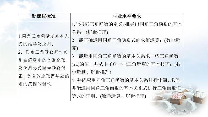 北师大版高中数学必修第二册4-1同角三角函数的基本关系课件03