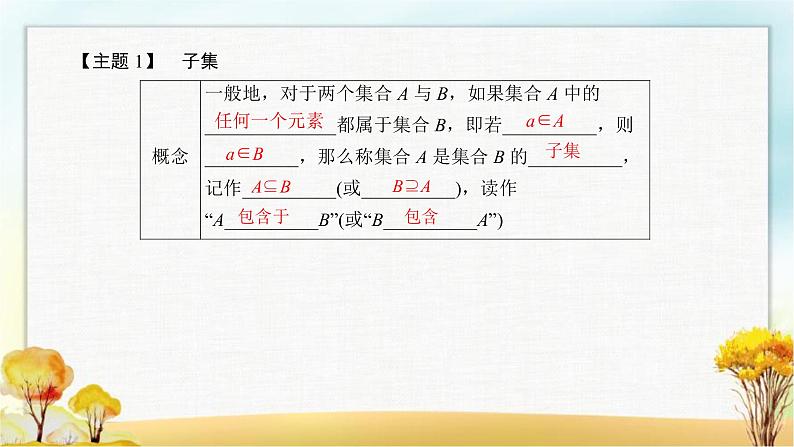 北师大版高中数学必修第一册1-1-2集合的基本关系课件1第5页