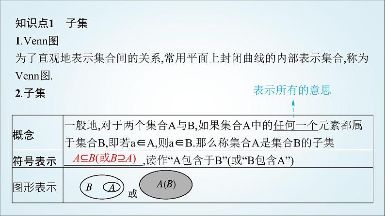 北师大版高中数学必修第一册1-1-2集合的基本关系课件2第5页