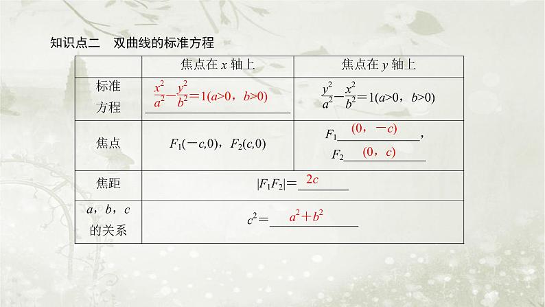 北师大版高中数学选择性必修第一册2-2-1双曲线及其标准方程课件第7页