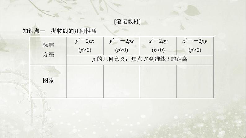 北师大版高中数学选择性必修第一册2-3-2抛物线的简单几何性质课件第6页