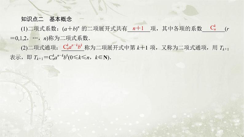 北师大版高中数学选择性必修第一册5-4二项式定理课件06