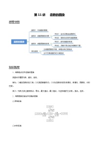 高中数学高考第11讲   函数的图象（教师版）