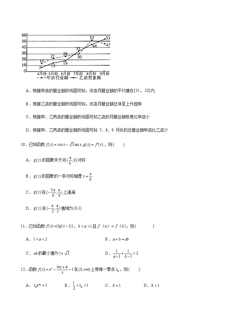 高中数学高考卷12-2021年新高考数学实战演练仿真模拟卷（原卷版）第3页