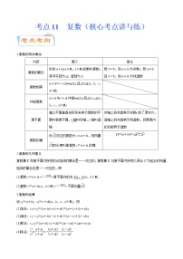 高中数学高考考点11  复数（核心考点讲与练）-2023年高考数学一轮复习核心考点讲与练（新高考专用）(原卷版）