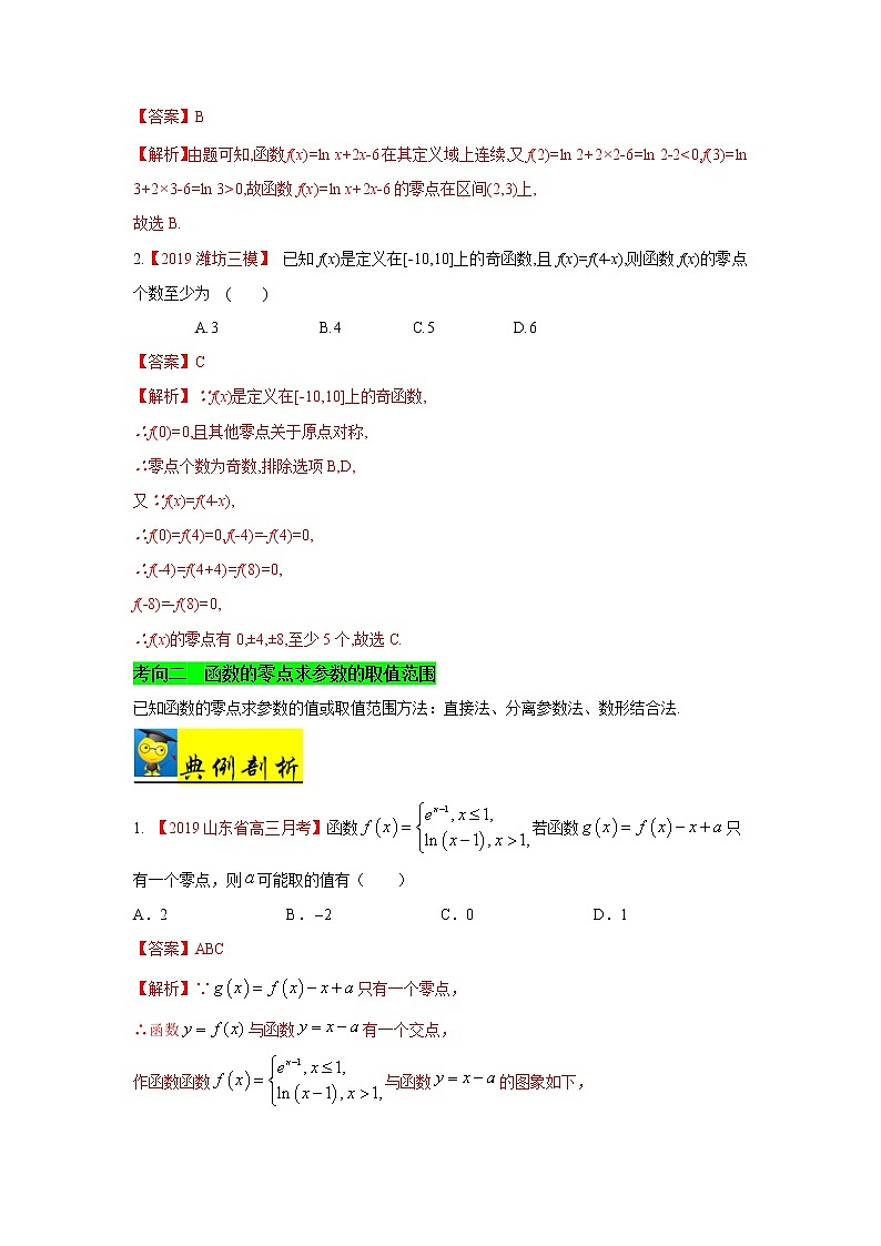高中数学高考考点13 函数与方程-备战2021年新高考数学一轮复习考点一遍过(1)第2页