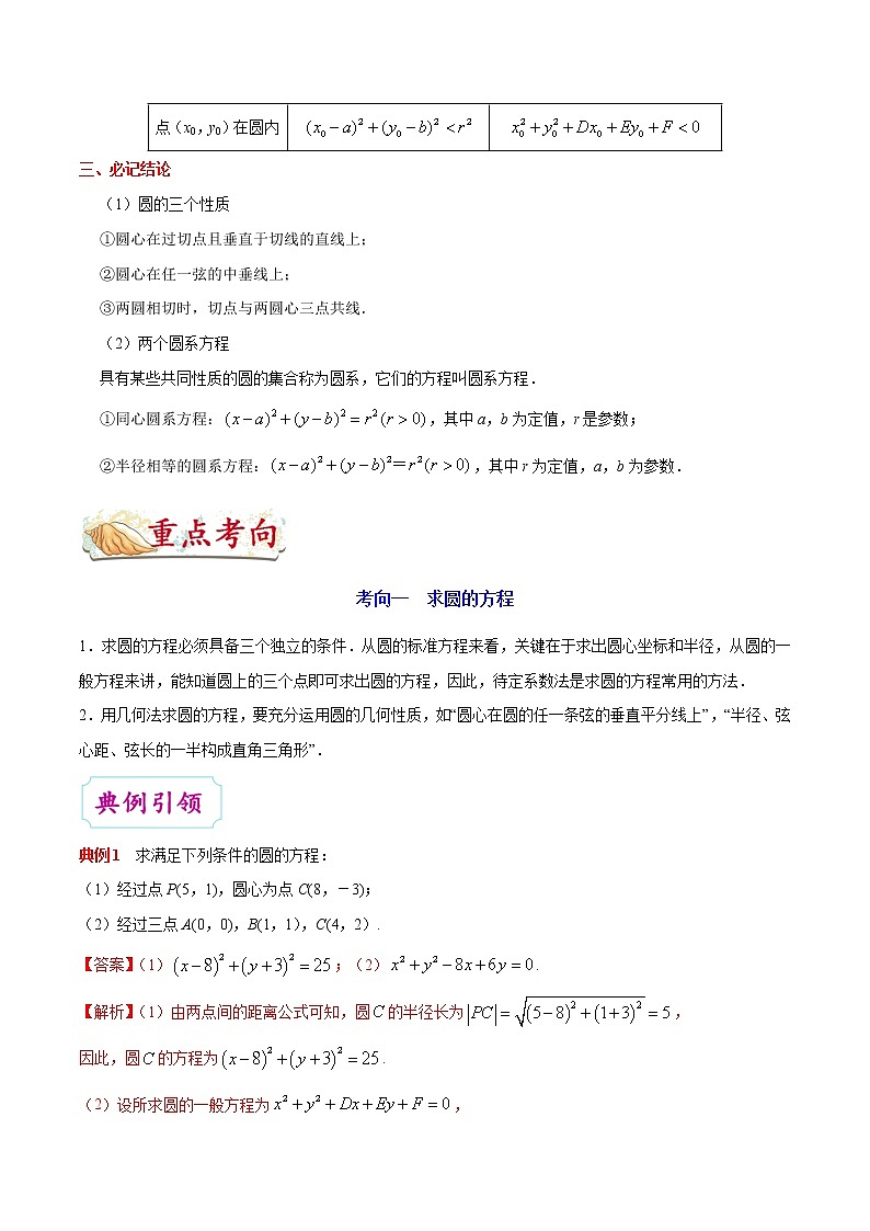 高中数学高考考点34 圆的方程-备战2022年高考数学 考点一遍过(1)第2页
