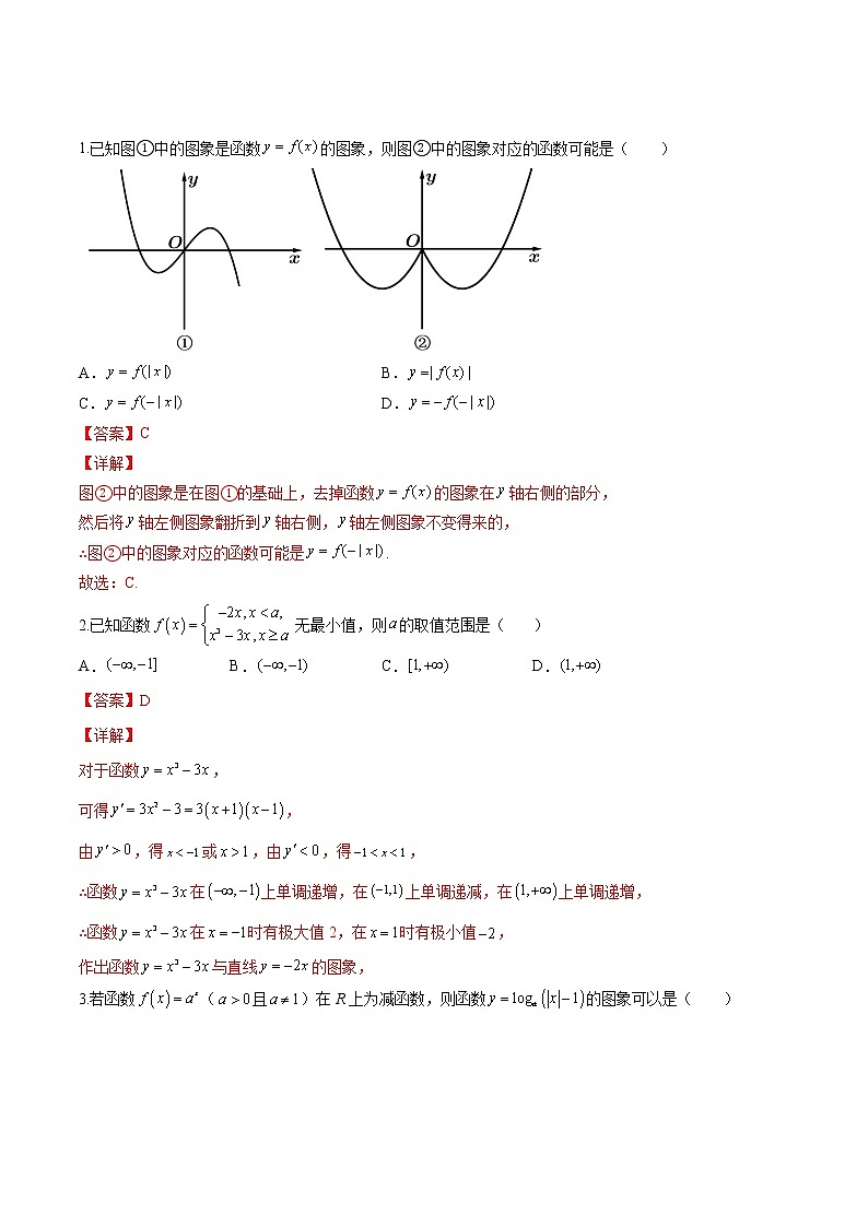 第07讲 函数图像及函数与方程-高考数学必考考点二轮复习讲义（新高考专用）03