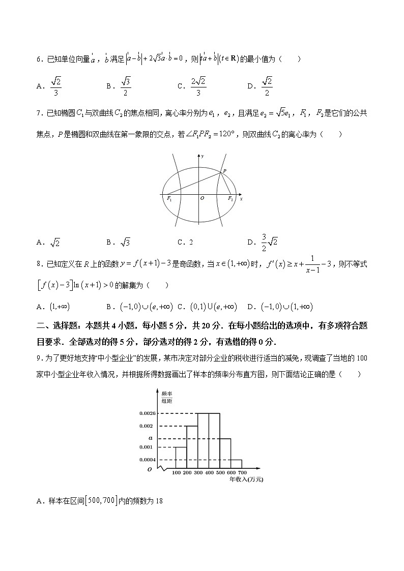 高中数学高考命题卷（05） 决胜2021新高考数学命题卷（新高考地区专用）（原卷版）第2页