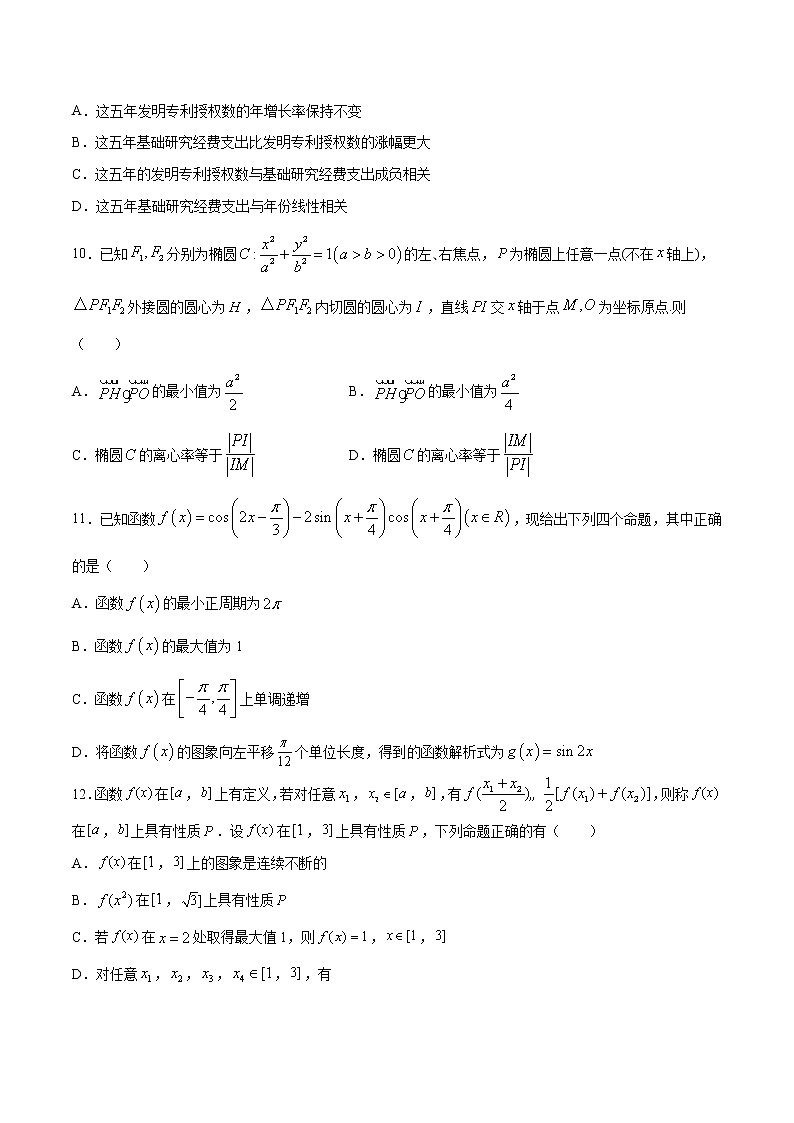 高中数学高考命题卷（11） 决胜2021新高考数学命题卷（新高考地区专用）（原卷版）03