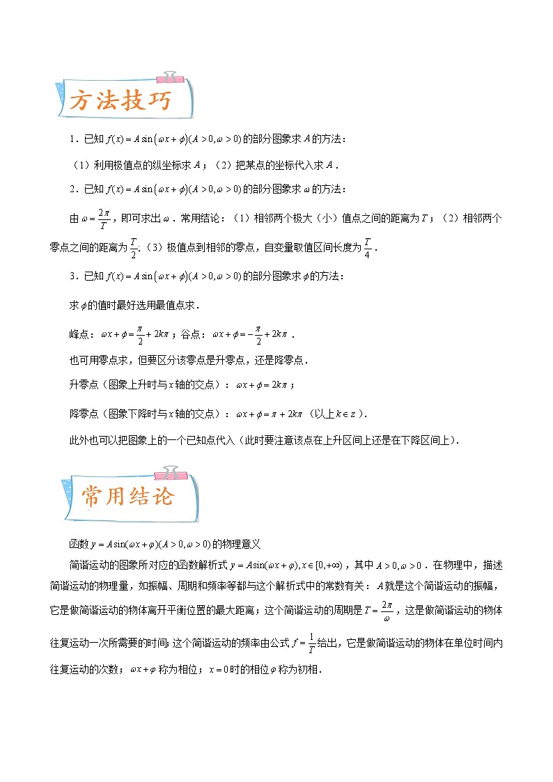 考向20 函数y=Asin(ωx+φ)的图象及其应用（重点）-备战2023年高考数学一轮复习考点微专题（新高考地区专用）（原卷版）第2页
