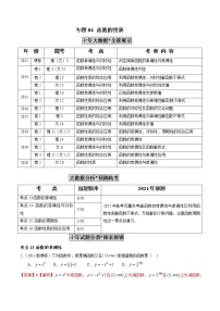 高中数学高考专题04 函数的性质（解析版）