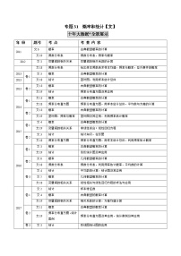 高中数学高考专题31  概率和统计【文】（解析版）