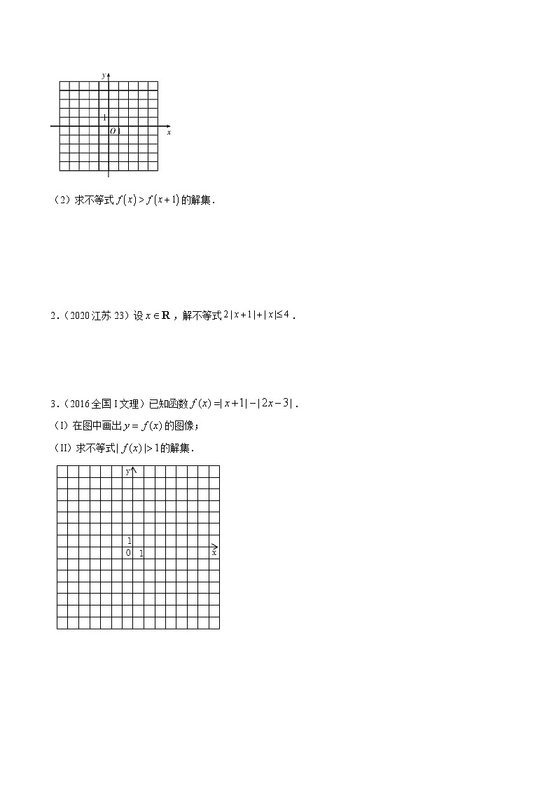 高中数学高考专题35  不等式选讲（原卷版）第3页