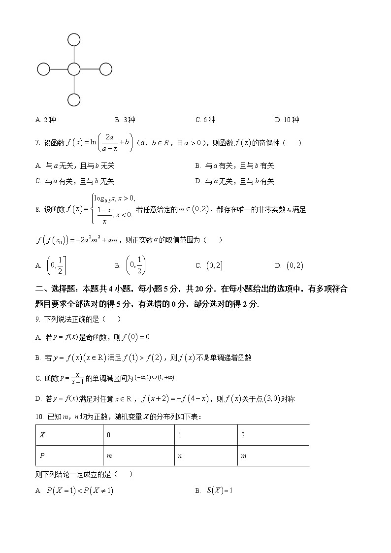 2022浙北G2联盟（湖州中学、嘉兴一中）高二下学期期中联考试题数学含解析02