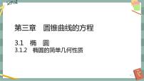高中数学人教A版 (2019)选择性必修 第一册3.1 椭圆试讲课ppt课件