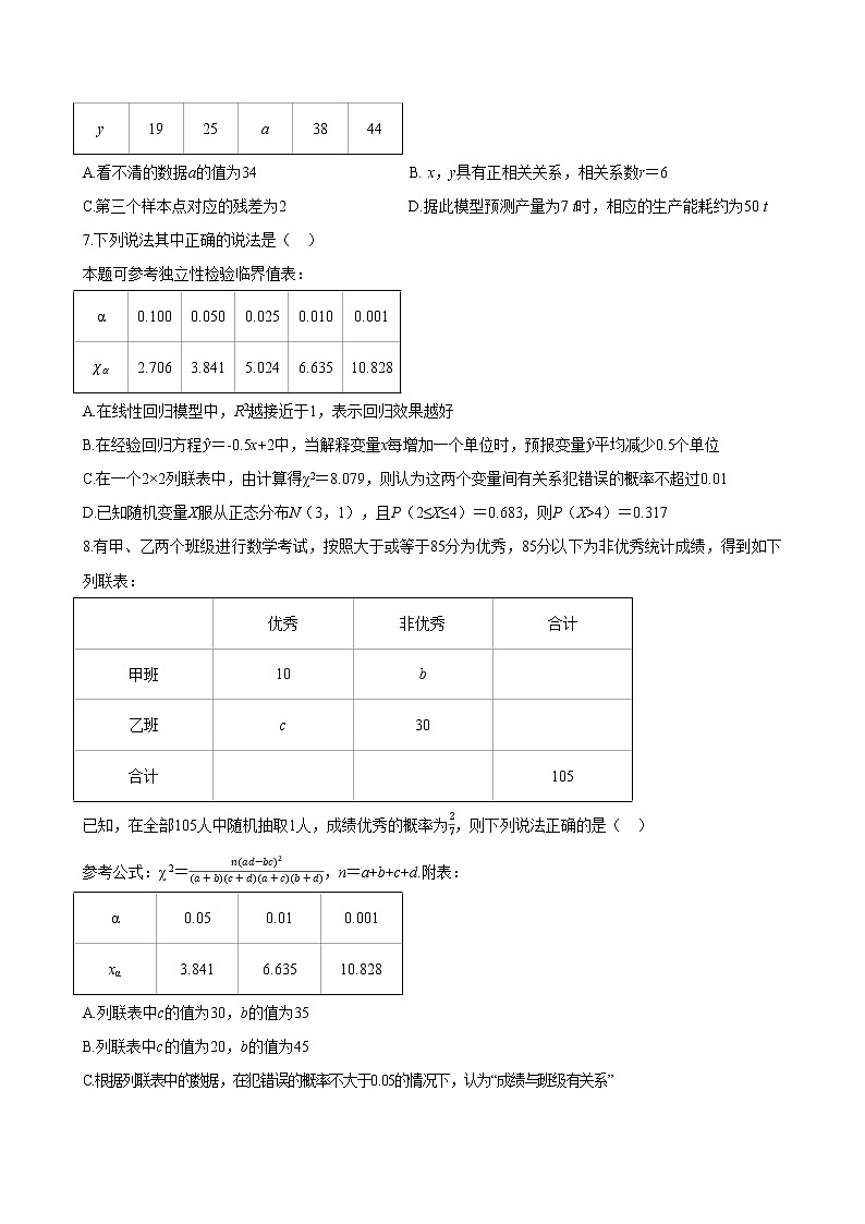 人教A版高中数学选择性必修第三册 第八章  章末检测卷（含答案）03