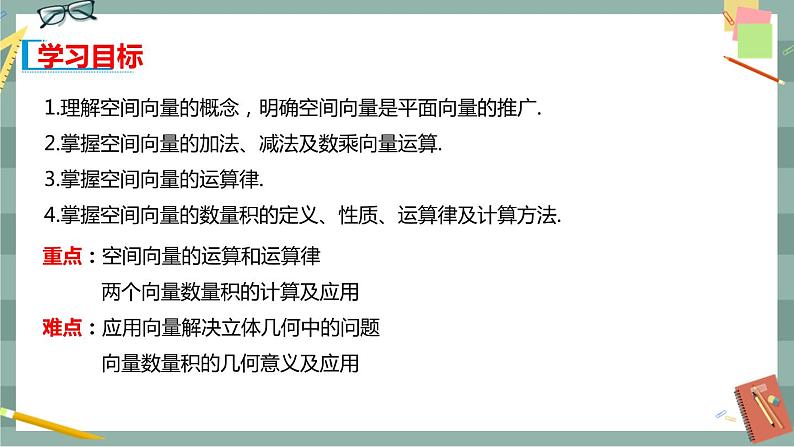 第一章 空间向量与立体几何-1.1空间向量及其运算 1.1.1空间向量及其运算（课件PPT）第2页