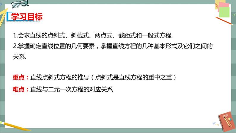 第二章 平面解析几何-2.2直线及其方程 2.2.2直线的方程（课件PPT）第2页