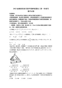 湖南省新高考教学教研联盟2023届高三数学下学期第一次联考试卷（Word版附答案）