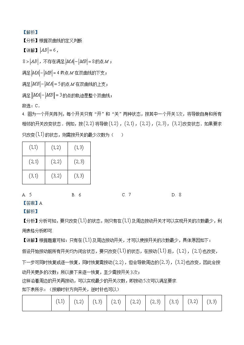 宁夏回族自治区银川一中2023届高三下学期第一次模拟考试数学（文）试题（解析版）第2页