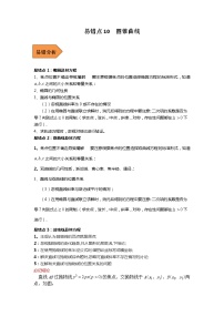10  圆锥曲线——【冲刺2023】高考数学考试易错题（全国通用）（原卷版+解析版）