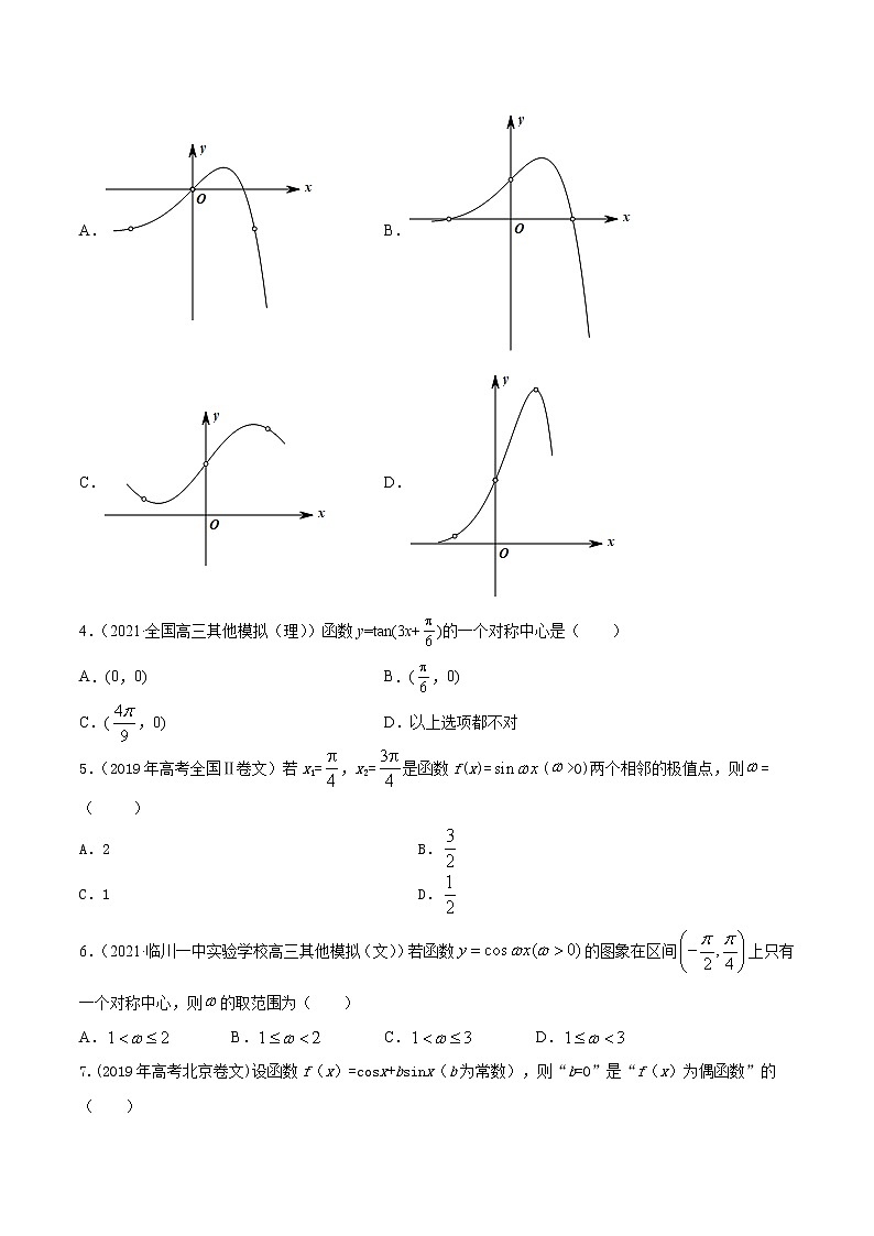专题5.3   三角函数的图象与性质（练）学生版第2页