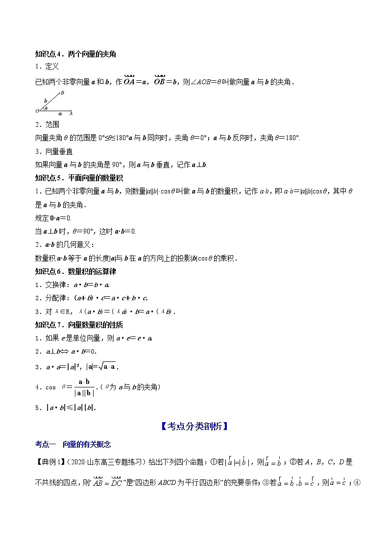 专题6.1   平面向量的概念及其运算（讲）学生版第3页