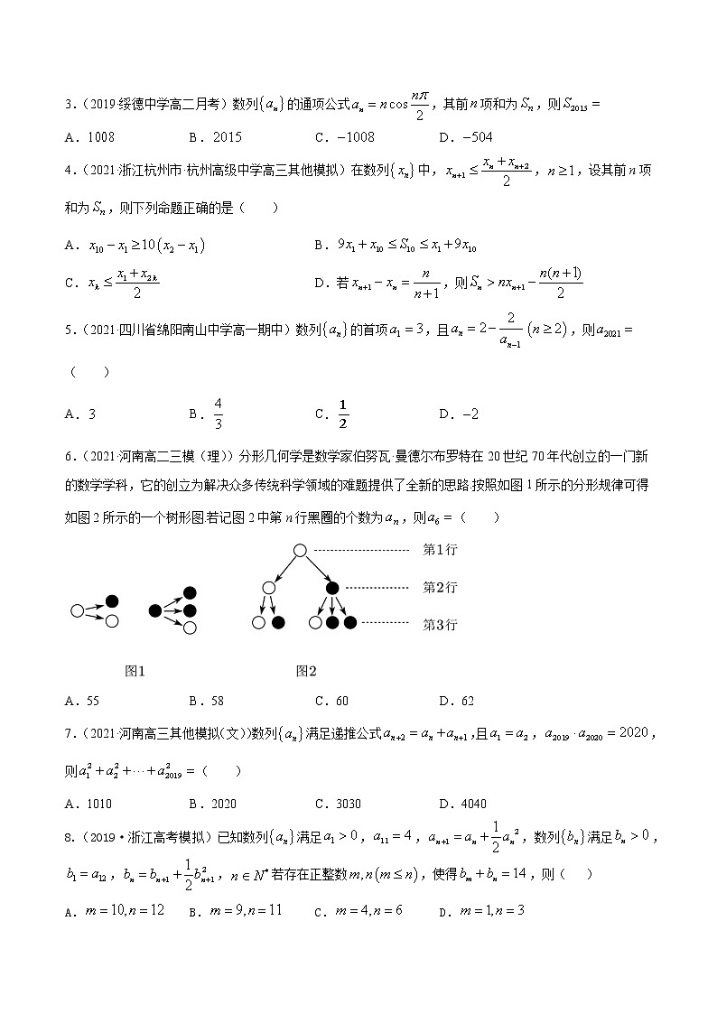 高考数学一轮复习 专题7.1   数列的概念与简单表示（练）02