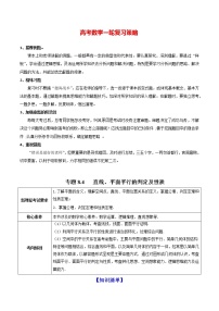 高考数学一轮复习 专题8.4   直线、平面平行的判定及性质（讲）