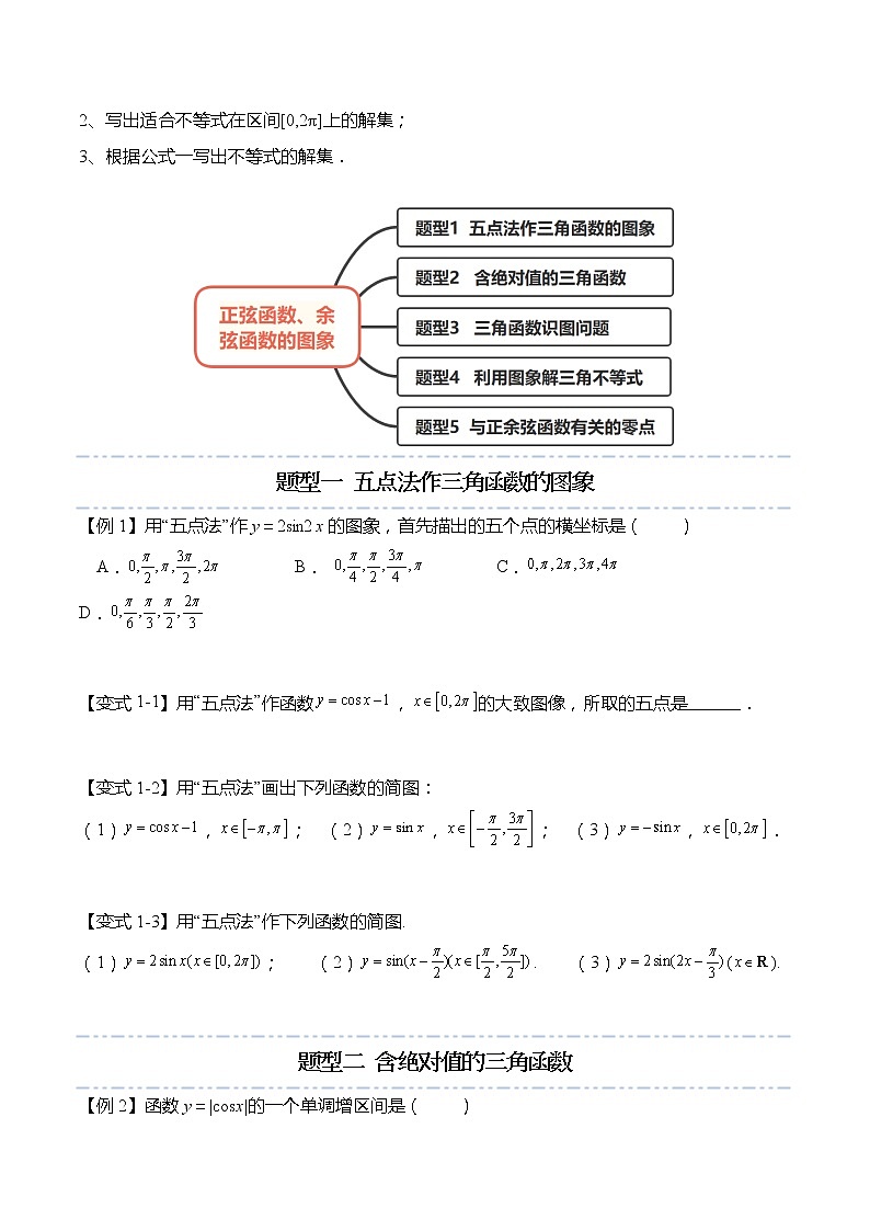 5.4.1 正弦函数、余弦函数的图象（原卷版）第2页