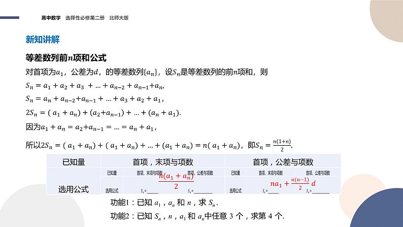 第一章-§2等差数列 2.2等差数列的前n项和（课件PPT）04