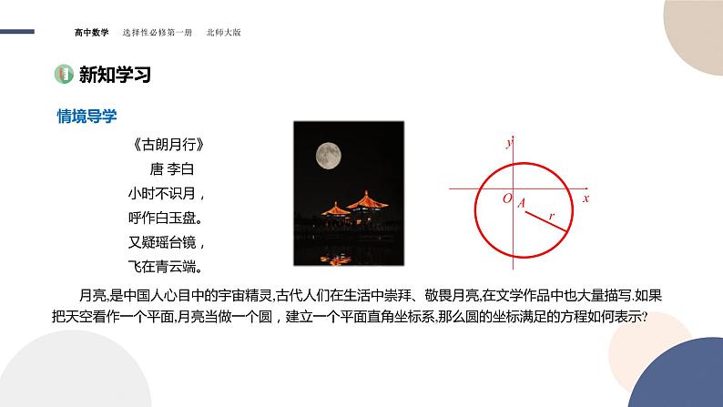 第一章-§2圆与圆的方程-2.1圆标准方程（课件PPT）第3页