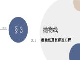 第二章-§3抛物线-3.1抛物线及其标准方程（课件PPT）