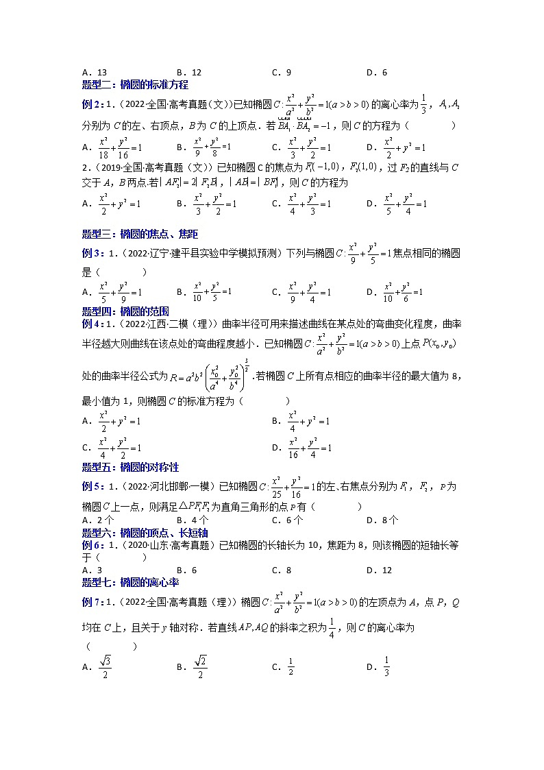 第三章圆锥曲线的方程-（专题详解）-高二数学考点知识详解+模拟测试（人教A版选择性必修第一册）（原卷版）第3页
