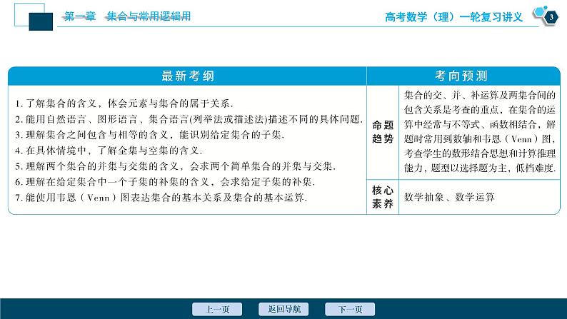 高考数学（理）一轮复习课件+讲义  第1章 第1讲　集合及其运算04